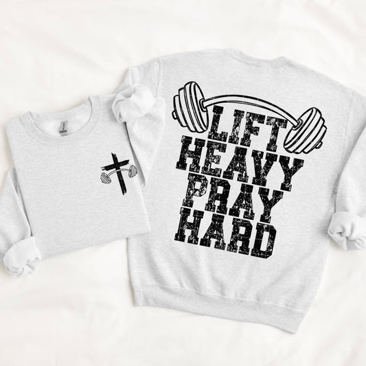 Lift Heavy Pray Hard with pocket 07534