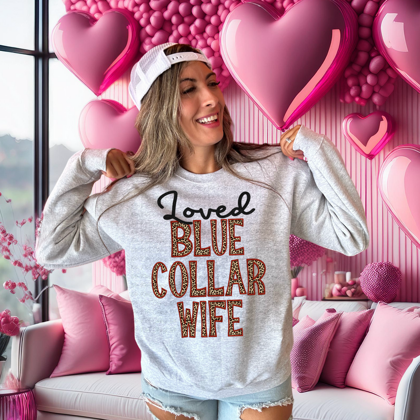 Loved Blue Collar Wife Leopard 07318