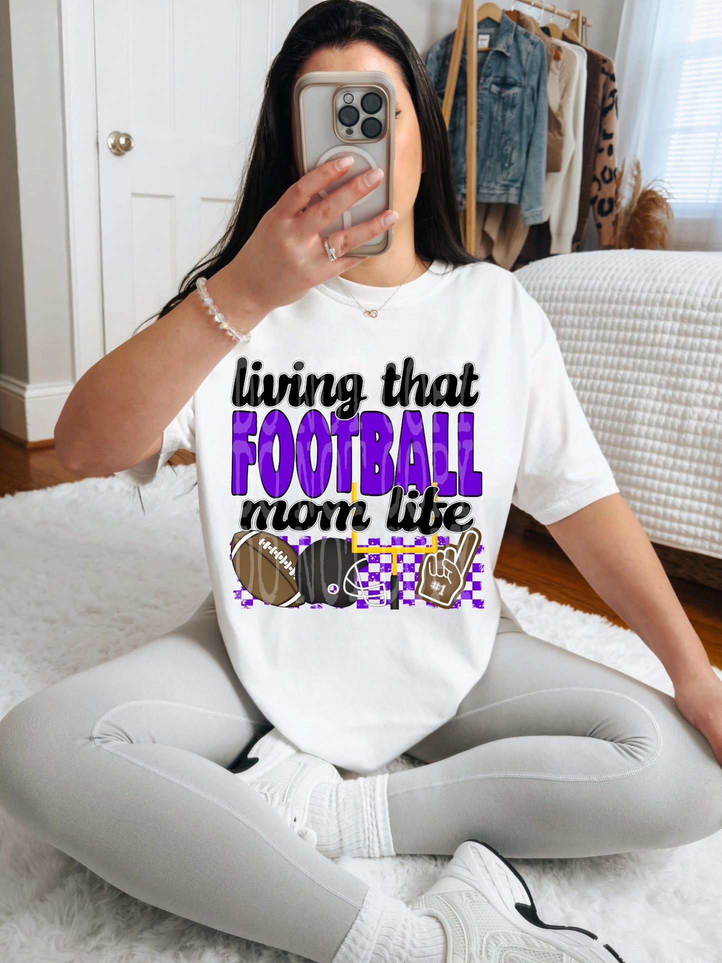 Living That Football Mom Life Color Dropdown 02914