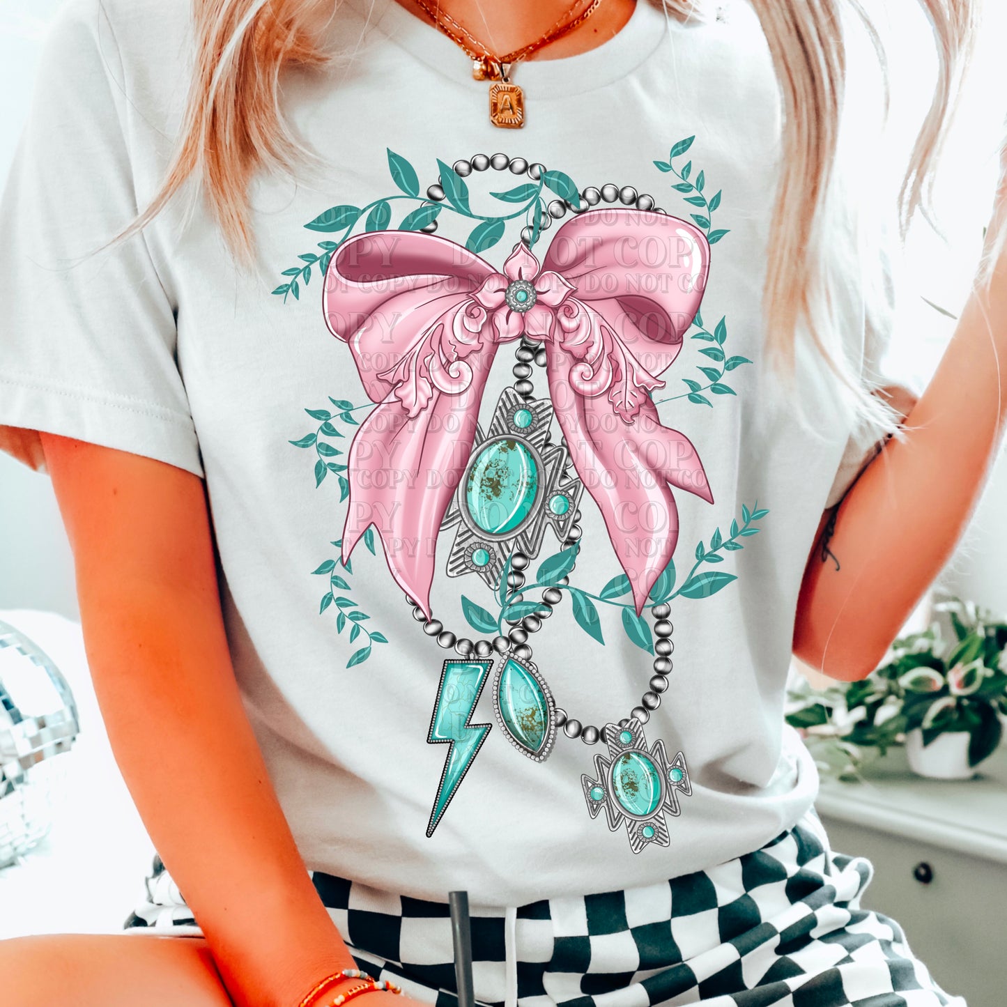 Western Boho Coquette Concho DTF Transfer 05331