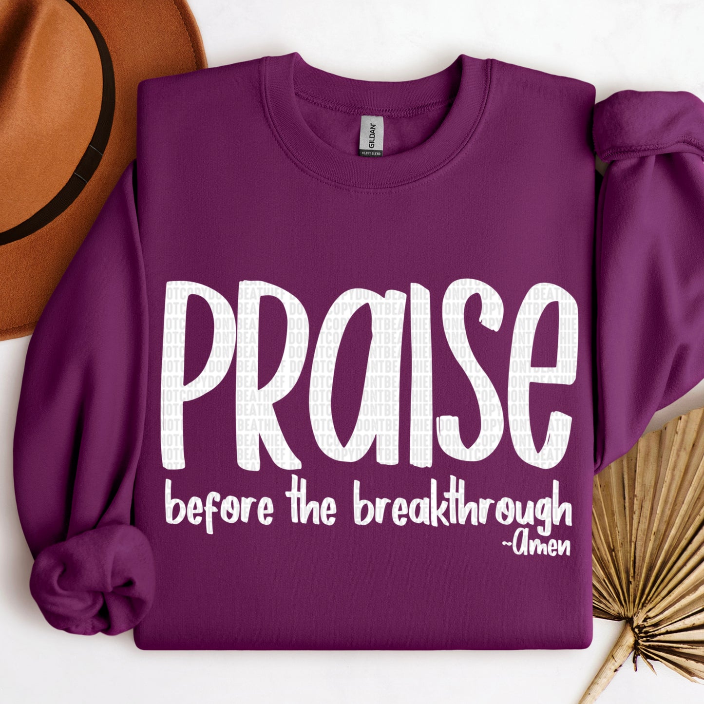 Praise Before the Breakthrough White 00585