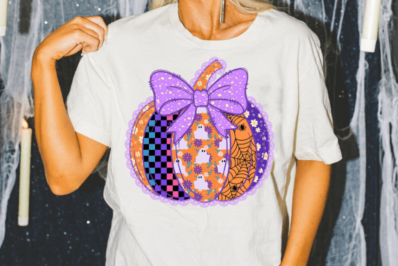 Preppy Lace Pumpkin Coquette 01437