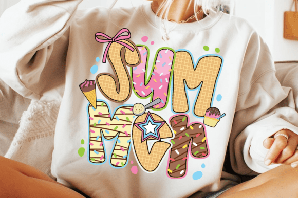 Summer Ice Cream Doodle 02201