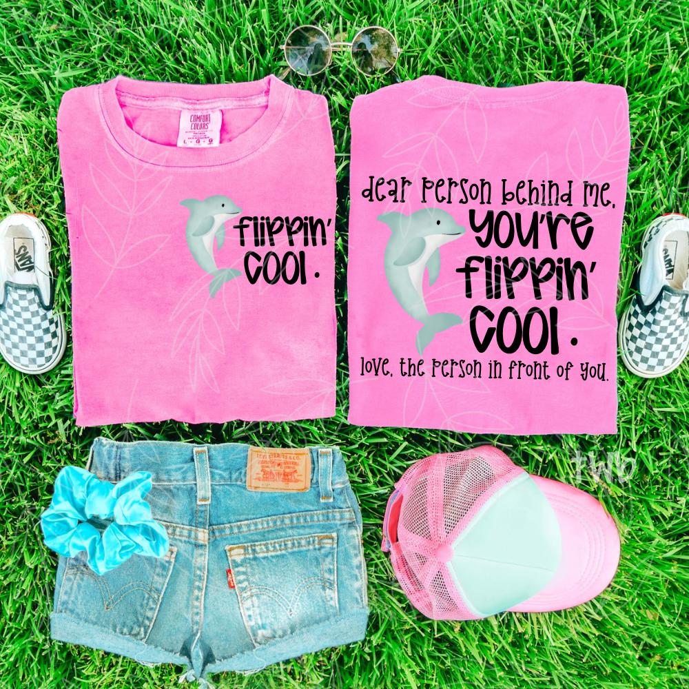 Dear Person You're Flippin Cool Black (Pocket Included) 08612