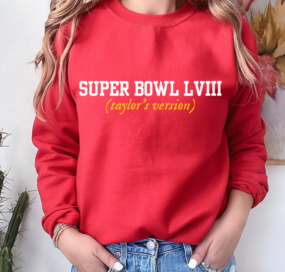 Superbowl Taylor's Version White DTF Transfer 05454