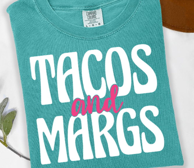 Tacos and Margs White 02127