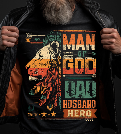 Man of God Dad Husband Hero 01956