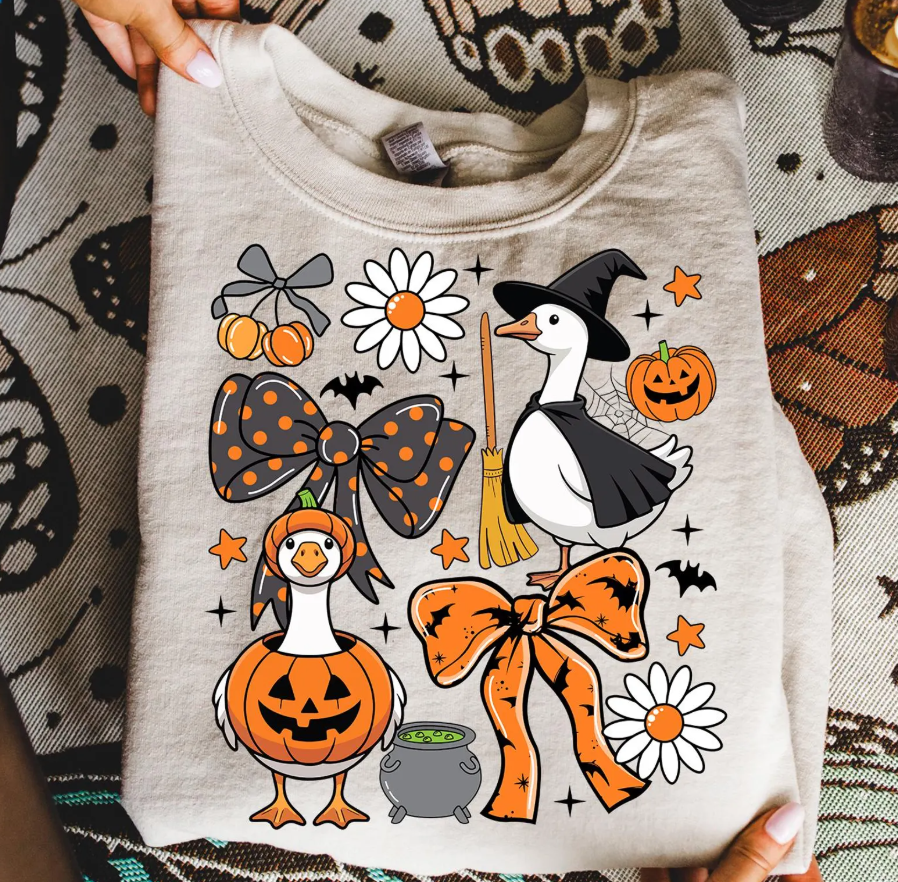 Halloween Goose Coquette Collage 01186