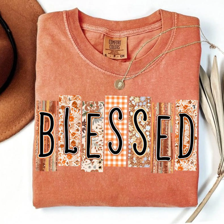 Floral Fall Blessed 00993