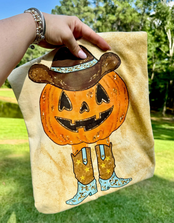 Preppy Pumpkin Cowboy 00554