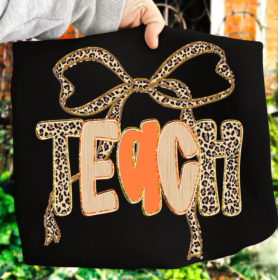 Preppy Leopard Coquette Fall Teach 00278