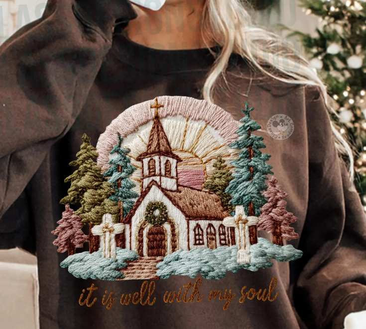 Faux Yarn It Is Well With My Soul 00165