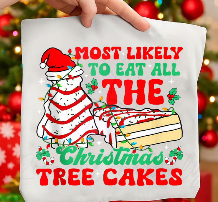 Most Likely to Eat All the Christmas Tree Cakes 06711