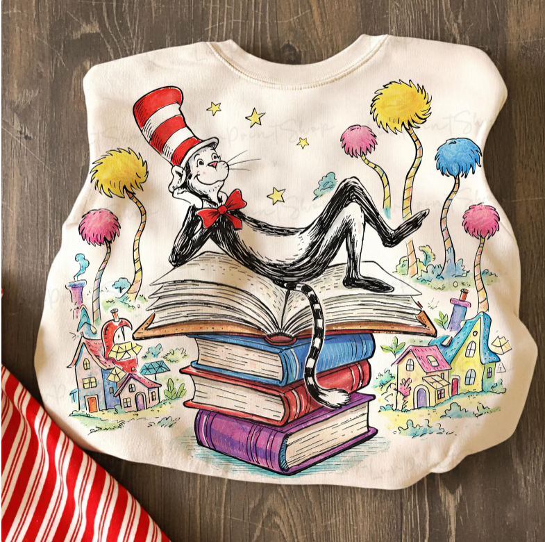 Cat in the Hat on Books 08026