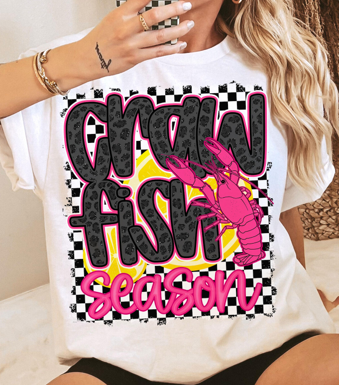 Pink Black Leopard Crawfish Season 07231