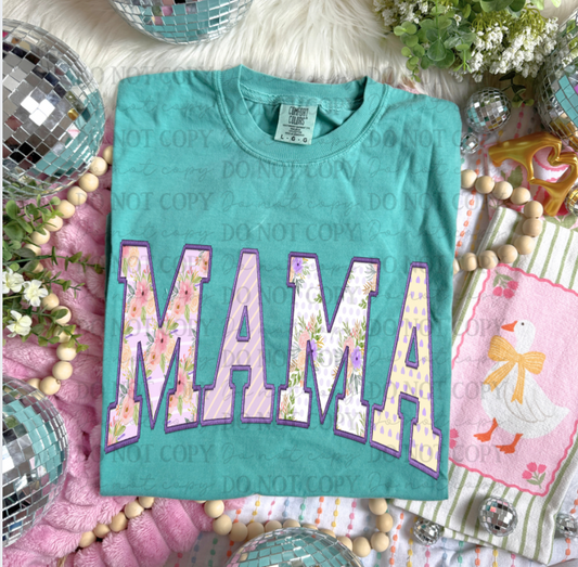 Purple Spring Floral Name Titles (Choose Yours) 07721