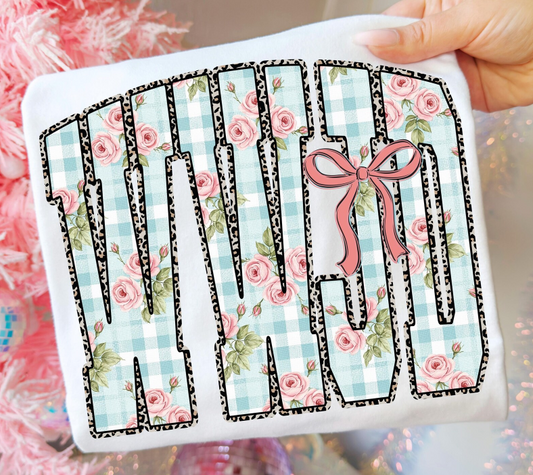 Vintage Floral WWJD 08054