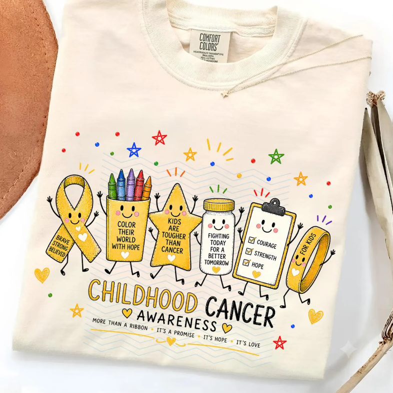 Childhood Cancer Awareness Doodles 08992