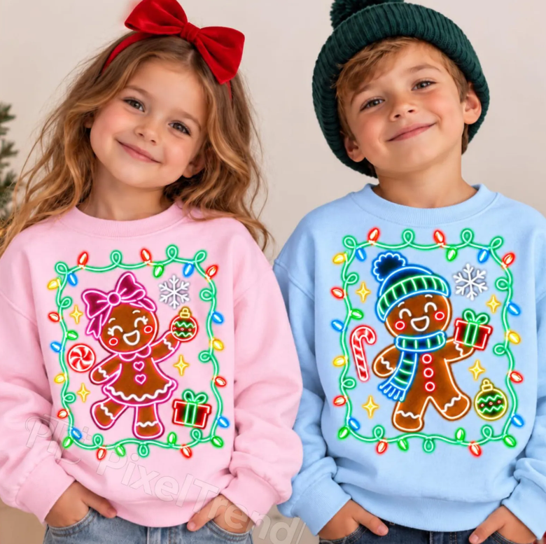 Neon Gingerbread Girl 09351