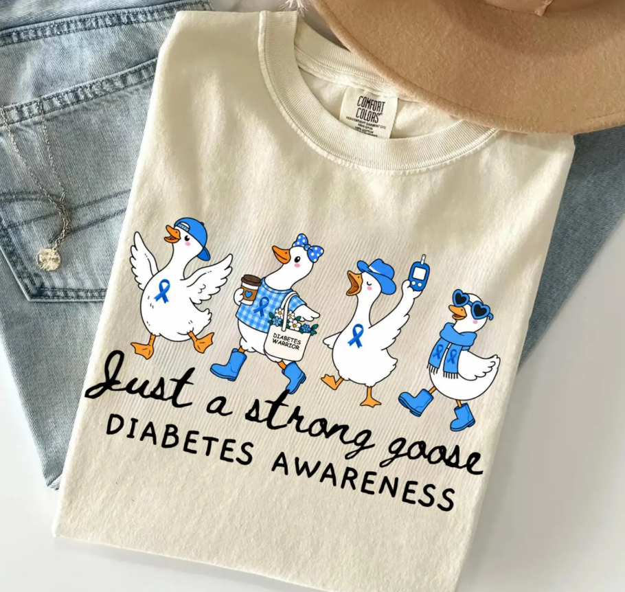 Just a Strong Goose Diabetes Awareness 09510