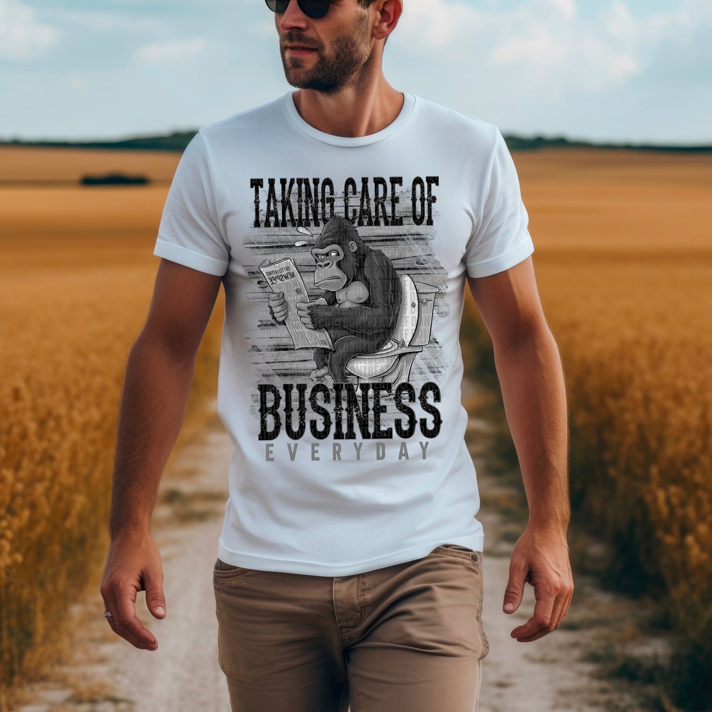 Taking Care Of Business Everyday Gorilla Blk 04677