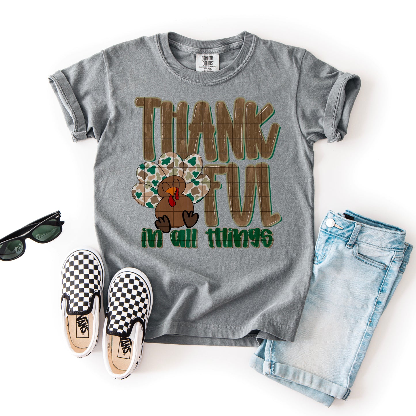 Thankful Camo Turkey In All Things 00024