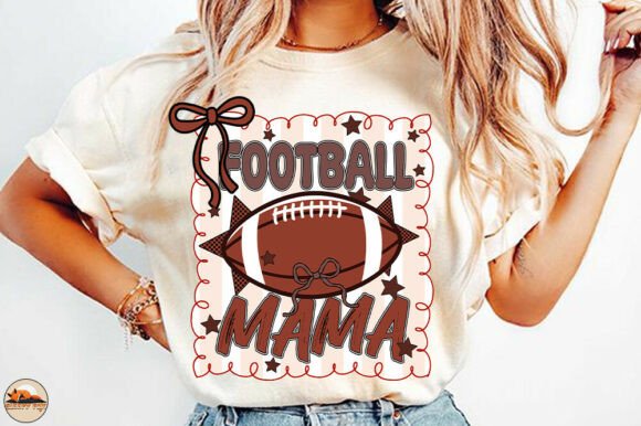 Football Mama Doodle Frame 01117