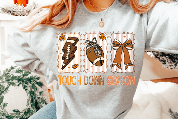 Touchdown Season Coquette Football 01500