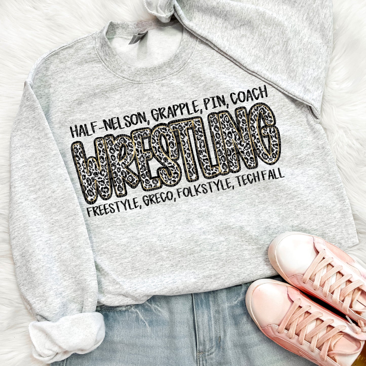 Wrestling Leopard 04652