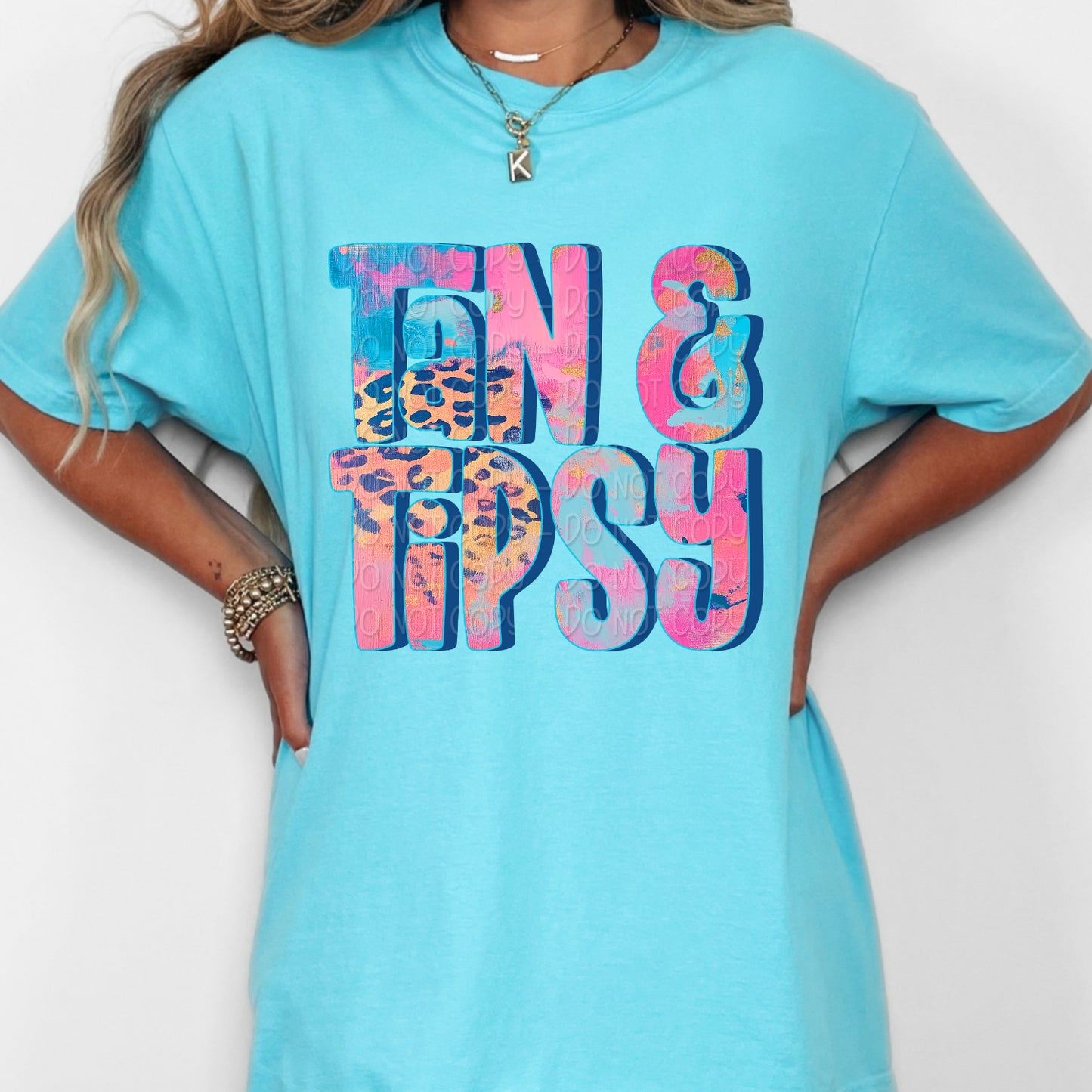 Leopard Color Splash Tan and Tipsy 01928