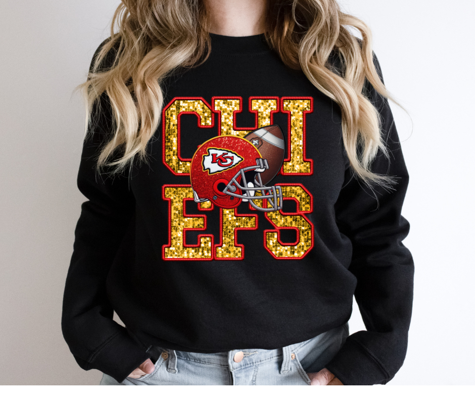 Faux Chiefs Football DTF Transfer 05414