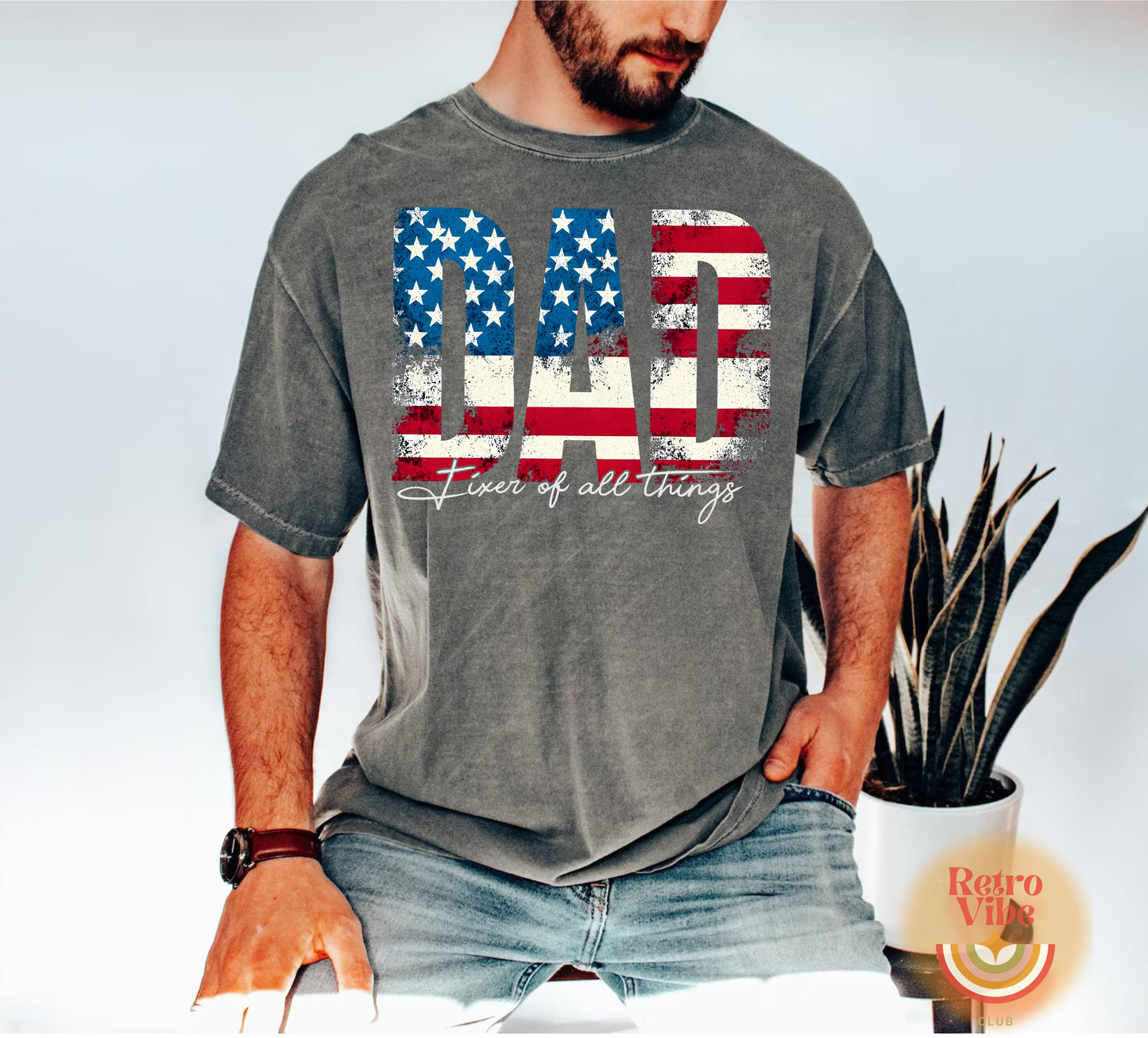 Dad Fixer Of Everything American Flag 05062