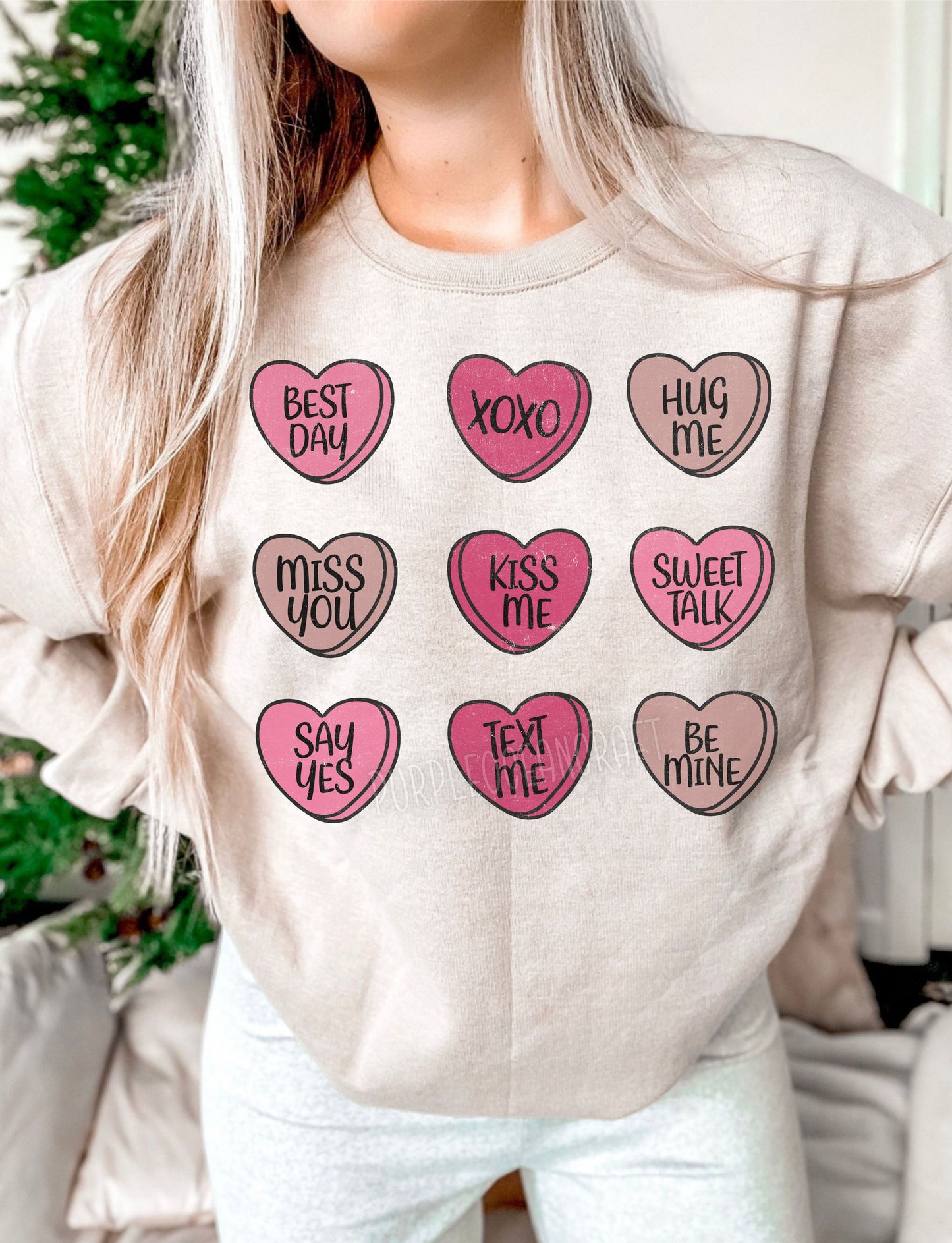 Candy Conversation Hearts Collage 04114