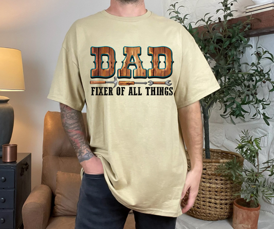 Dad Fixer of All Things DTF Transfer 06265