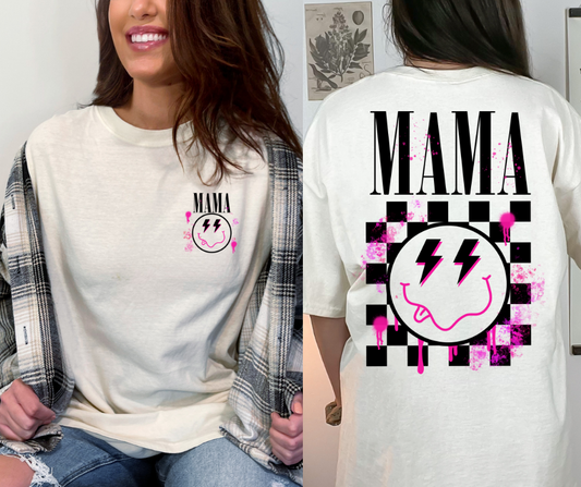 Retro Mama Nirvana Vibes with pocket DTF Transfer 06296