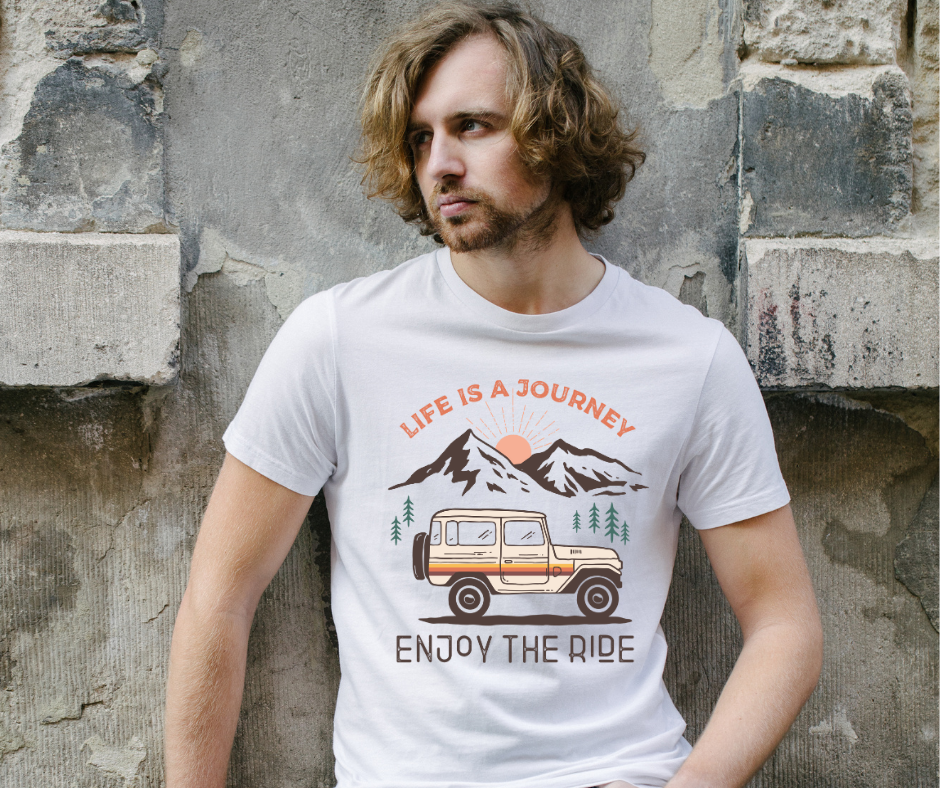 Life Is a Journey Enjoy the Ride DTF Transfer 06207