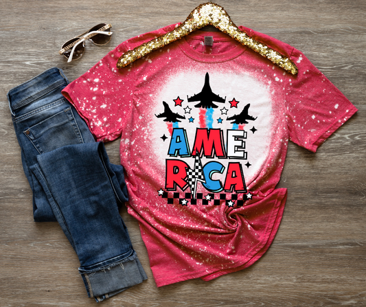 America Stars Planes DTF Transfer 06266