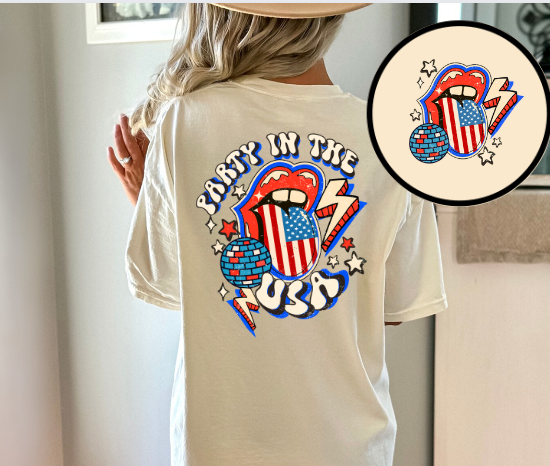 Party in the USA with Pocket DTF Transfer 06197