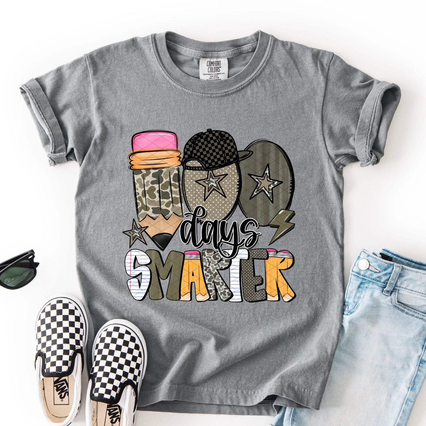 100 Days Smarter Camo Boy 07220