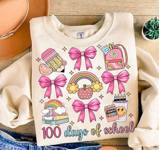 100 Days Of School Collage Transfer 03735