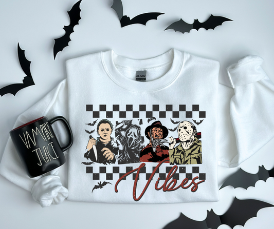 Halloween Horror Vibes DTF Transfer 06034