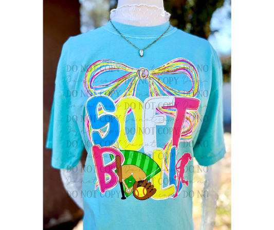 Preppy Softball Coquette 07265