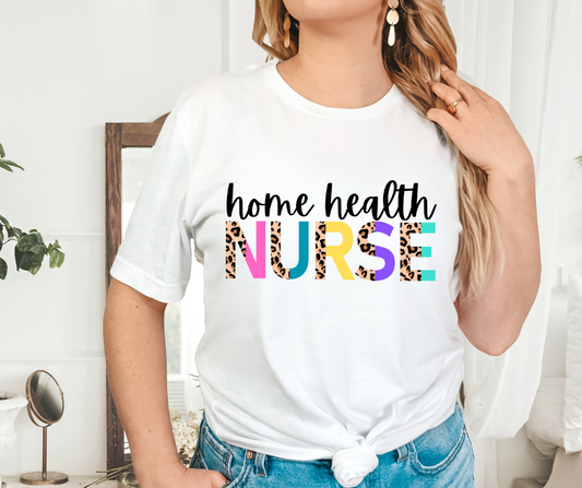 Home Health Nurse Half Leopard 05183