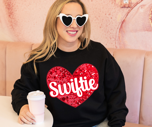 Swiftie Heart Faux DTF Transfer 05525
