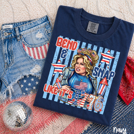 Bend and Snap Like It's 1776 Stripes 08605