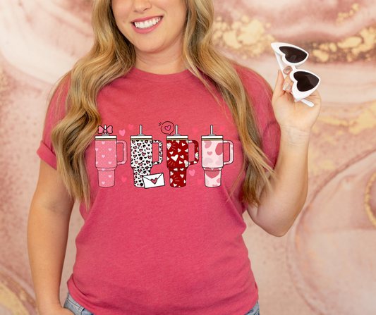 Valentine Tumbler Cups DTF Transfer 05524
