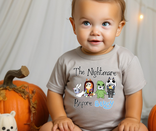 The Nightmare Before Blue Dog DTF Transfer 06073