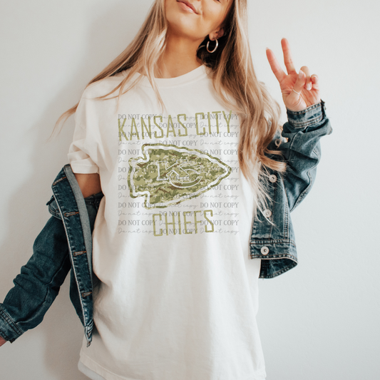 Camo KC Chiefs Arrowhead 00821