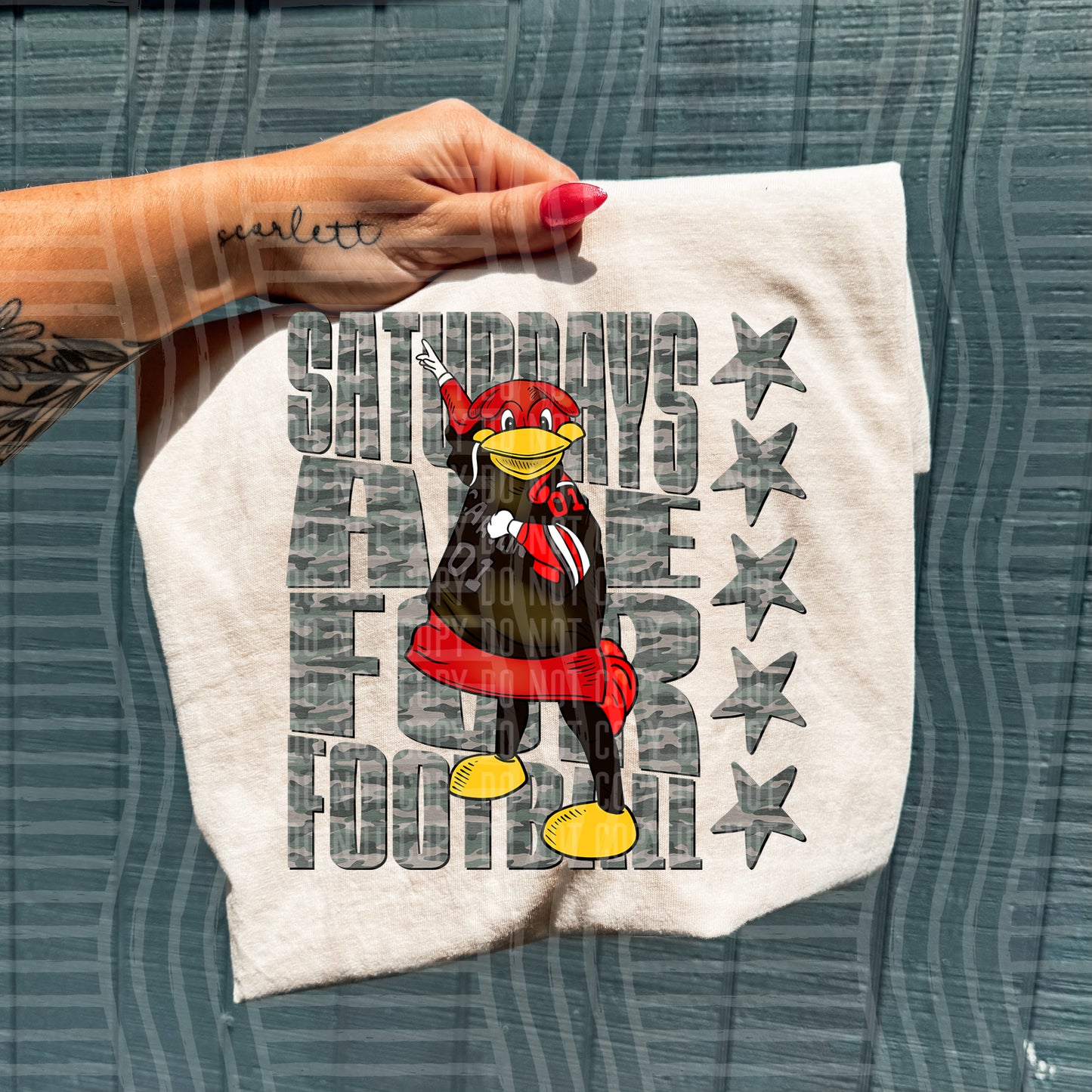 Camo Saturdays Are for College Football Teams (Choose Yours) 00611