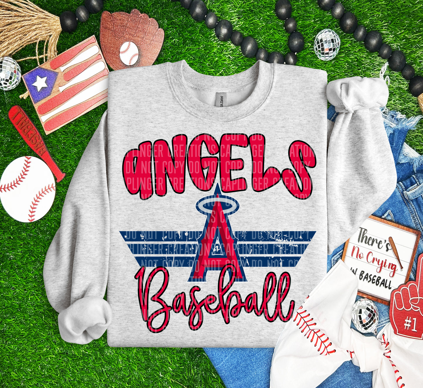Girly Pro Baseball Teams (Choose Yours) 07746